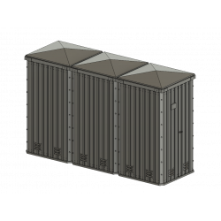 LTAN010-D : Guérite type 80 triple