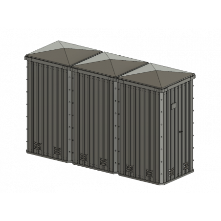 LTAN010-D : Guérite type 80 triple