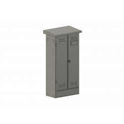 LTA052 : Armoire électrique double portes (modèle G)