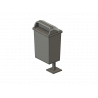 LTA017 : Lot de 2 poubelles de ville