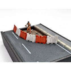 LTA062 : Lot de 4 séparateurs de voie lestable