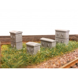 LTA005-C : Lot de 2 caisses à piles (Version longue)