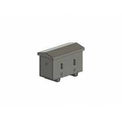 LTA005-C : Lot de 2 caisses à piles (Version longue)
