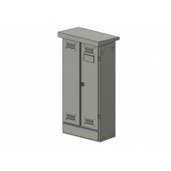 LTA052 : Armoire électrique double portes (modèle G)