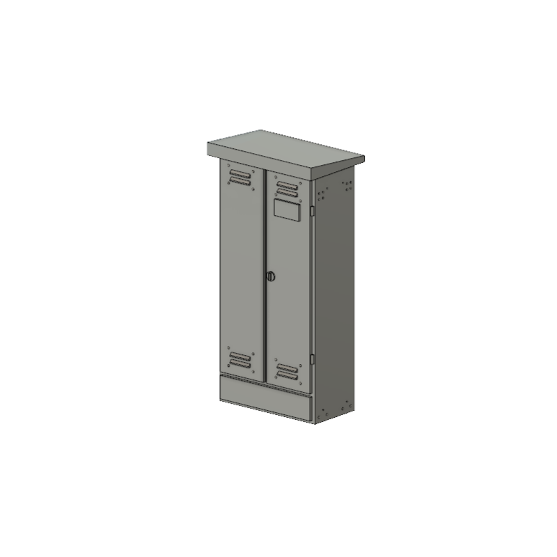 LTA052 : Armoire électrique double portes (modèle G)